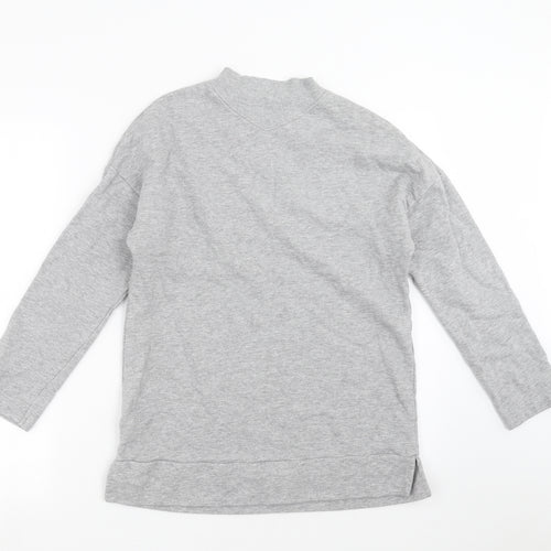 TU Womens Grey   Pullover Sweatshirt Size 8