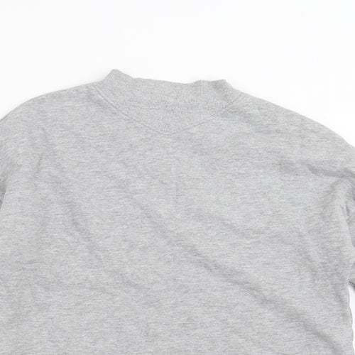 TU Womens Grey   Pullover Sweatshirt Size 8