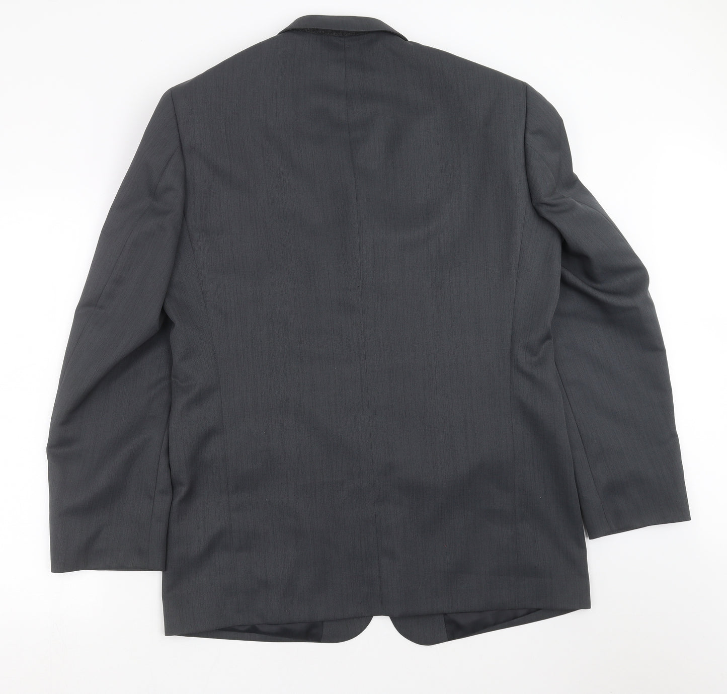 ZANTOS Mens Grey   Jacket Suit Jacket Size 42