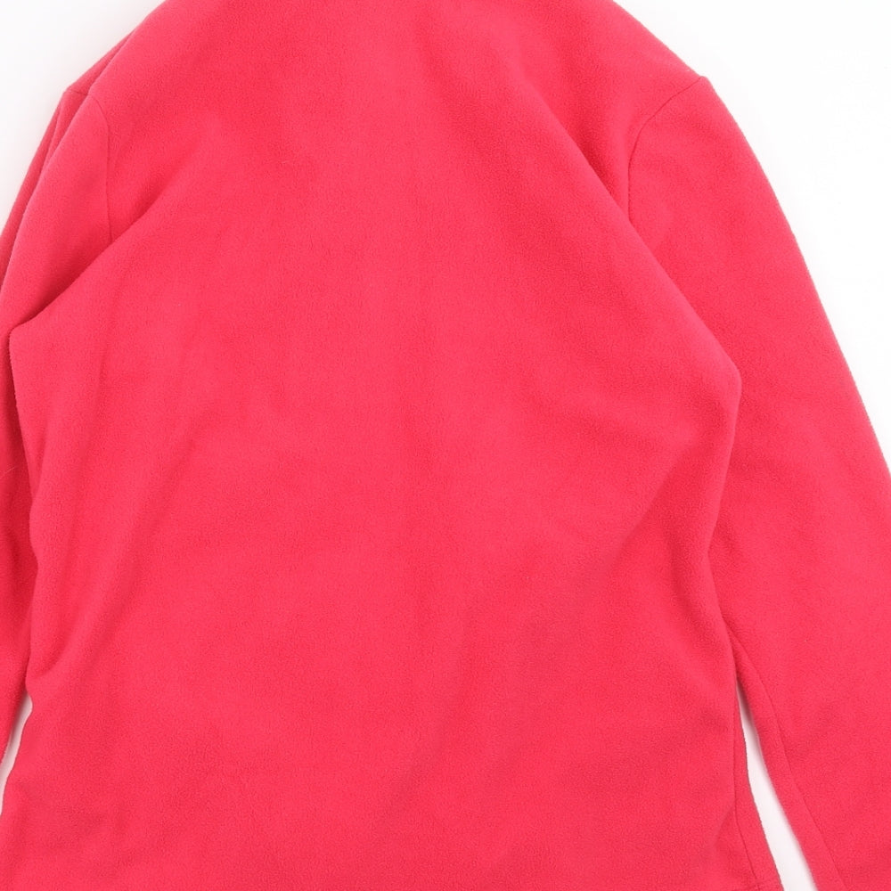 Gelert Womens Pink  Fleece Full Zip Jumper Size 8