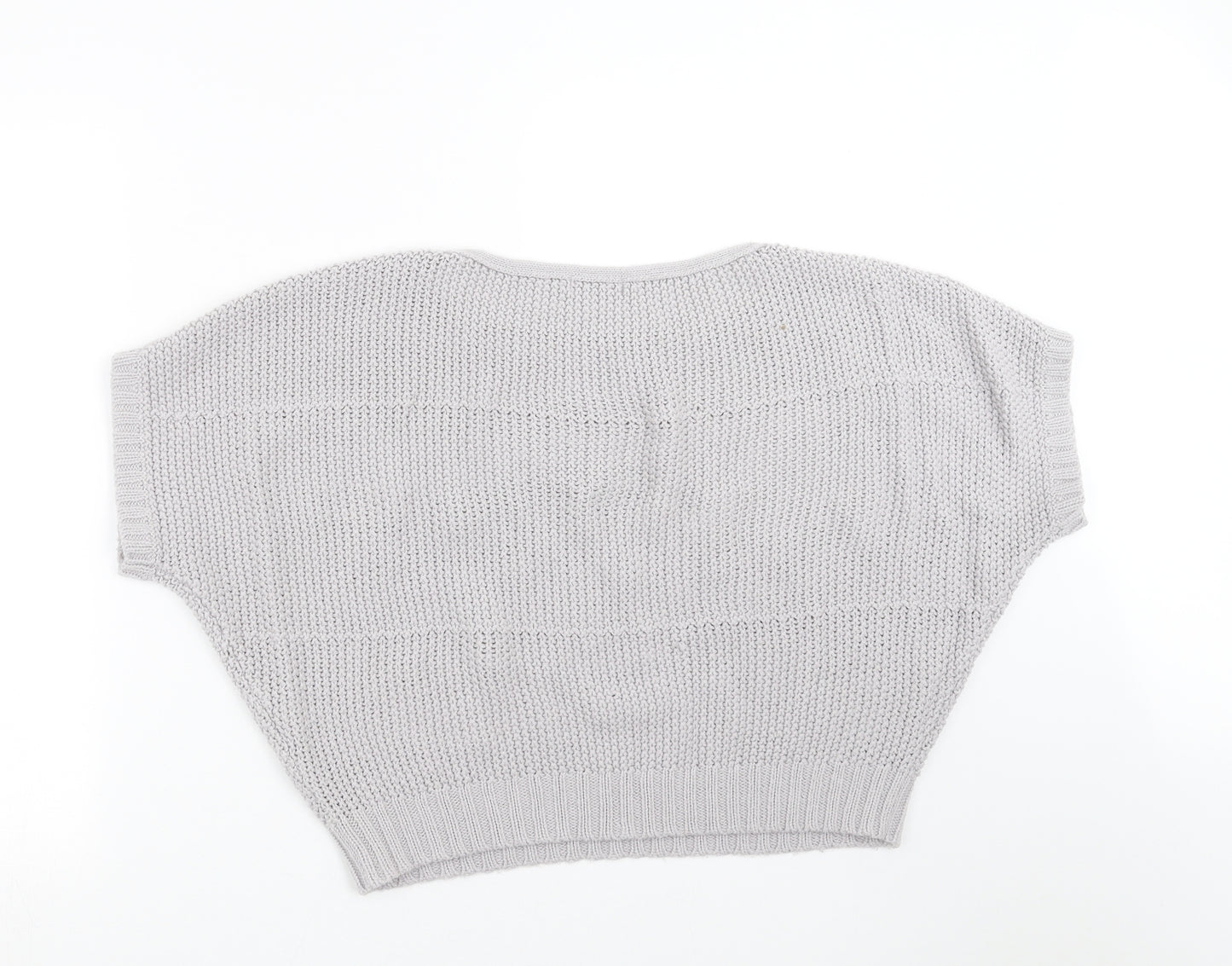 TU Womens Grey  Knit Pullover Jumper Size 12