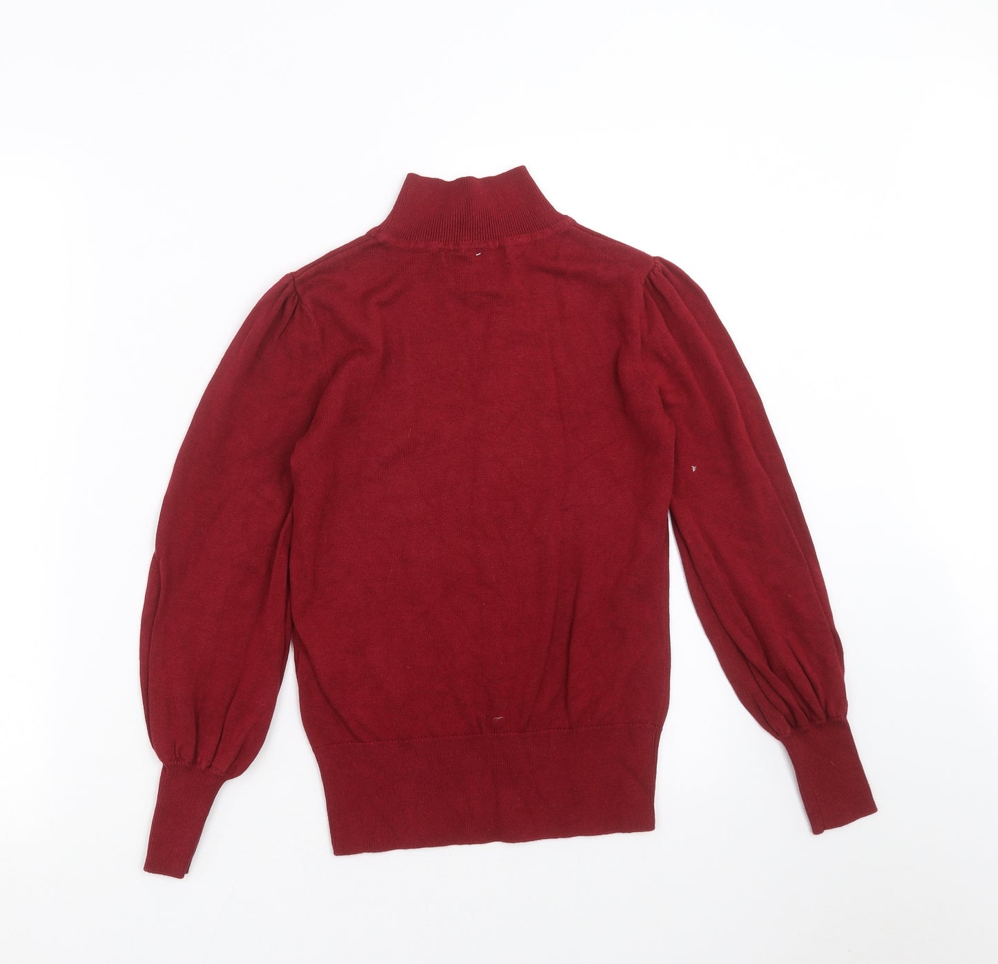Very Womens Red  Knit Pullover Jumper Size 10