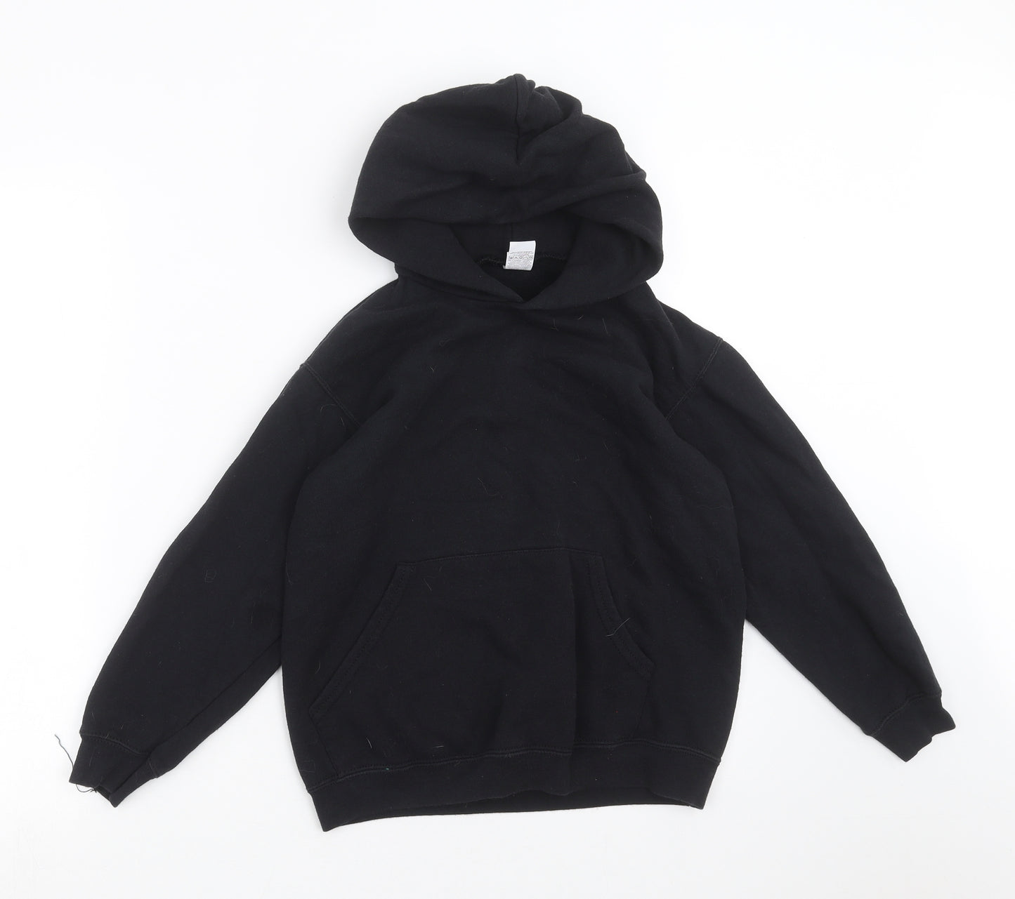 Fruit of the Loom Boys Black   Pullover Hoodie Size 9-10 Years