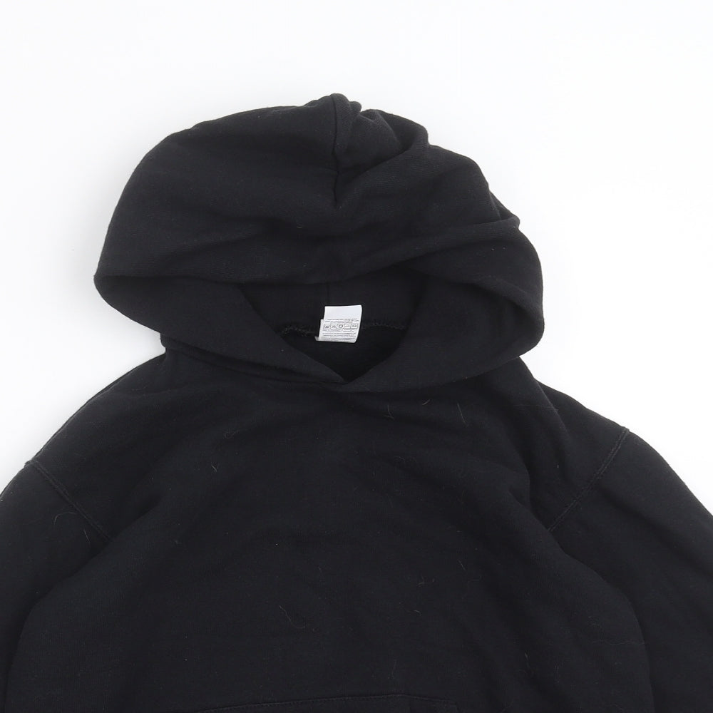 Fruit of the Loom Boys Black   Pullover Hoodie Size 9-10 Years