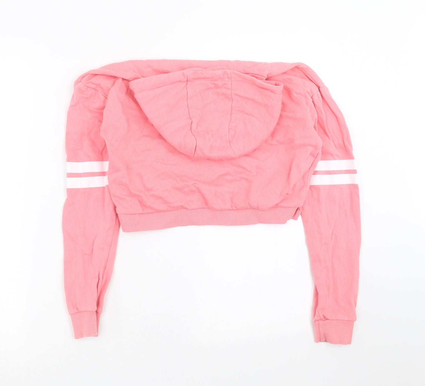 Miss Evie  Girls Pink   Pullover Hoodie Size 11-12 Years  - cropped