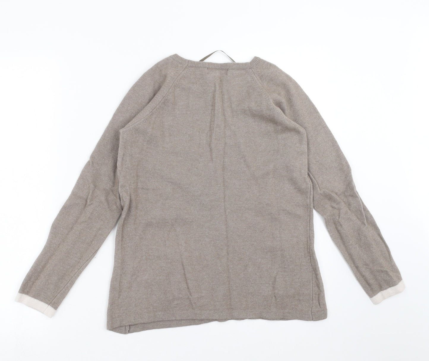 Benedetta B. Womens Brown  Knit Pullover Jumper Size 8