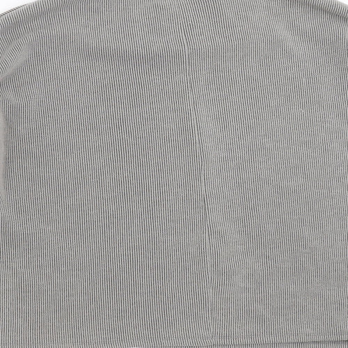 George Womens Grey Striped  Pullover Jumper Size 14