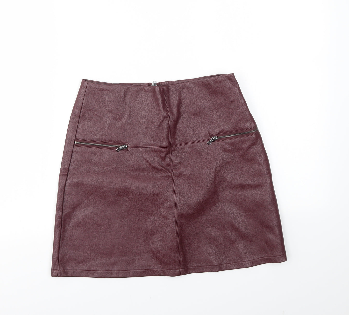 Primark Womens Purple   A-Line Skirt Size 8