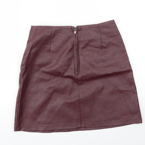 Primark Womens Purple   A-Line Skirt Size 8