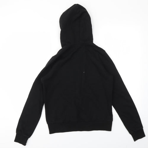 H&M Womens Black   Full Zip Jumper Size S