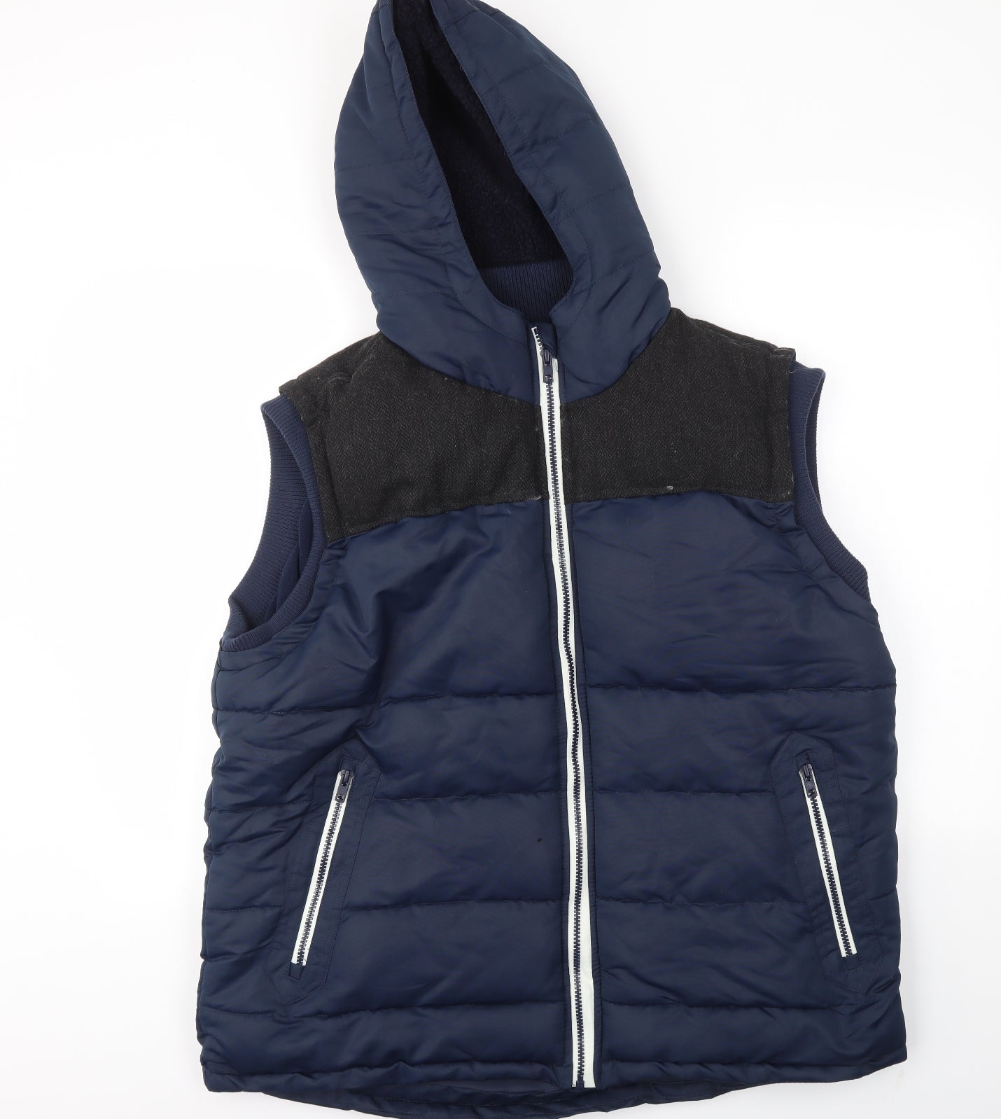 AVENU Mens Blue   Gilet Coat Size XL