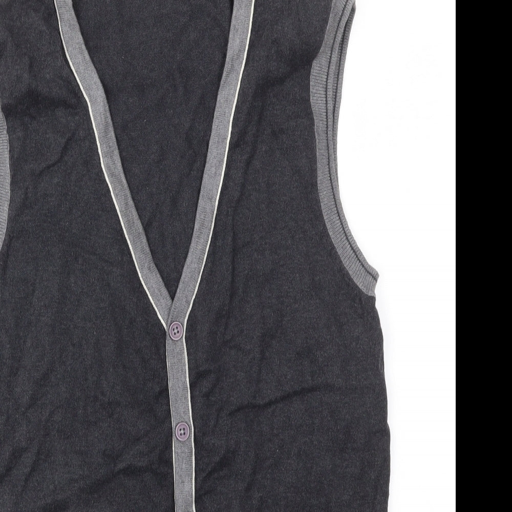 George Womens Grey   Cardigan Jumper Size S