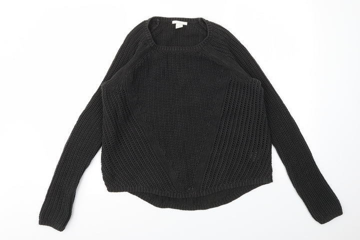 H&M Womens Green Pullover Jumper Size S