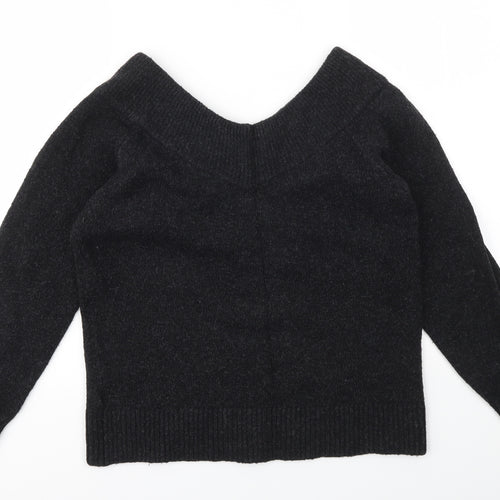 H&M Womens Grey   Pullover Sweatshirt Size S