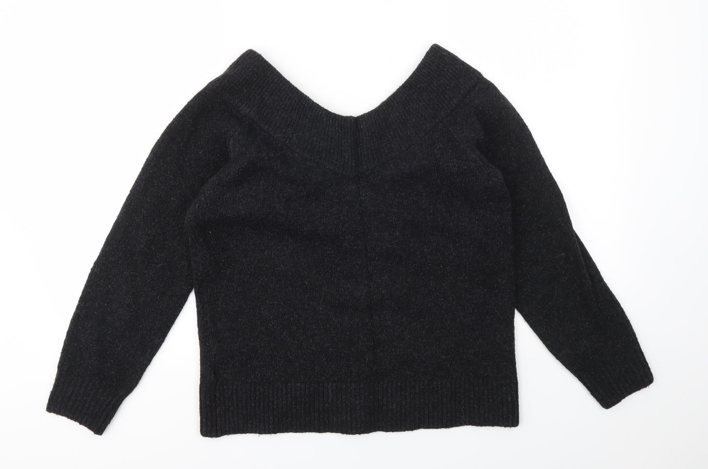 H&M Womens Grey   Pullover Sweatshirt Size S