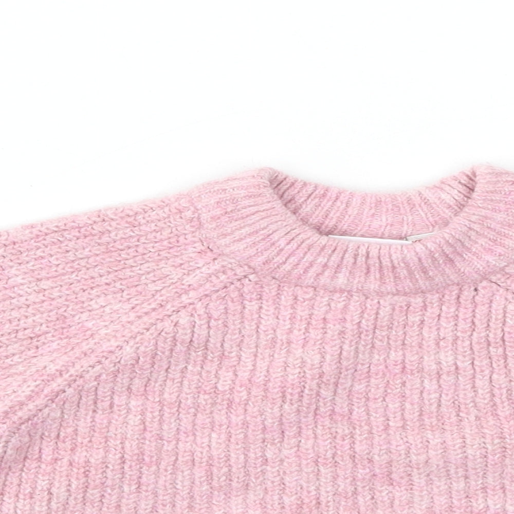 Zara Girls Pink   Pullover Jumper Size 18-24 Months