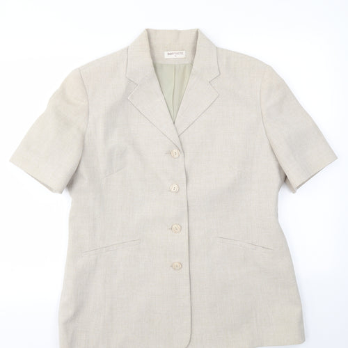Bonmarché Womens Beige   Jacket Blazer Size 16