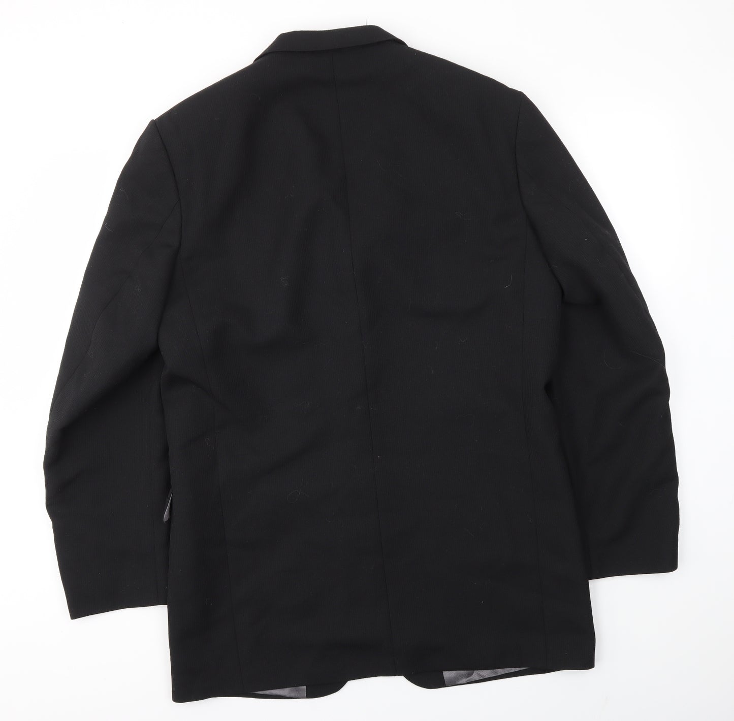 TOM ENGLISH Mens Black   Jacket Blazer Size 48