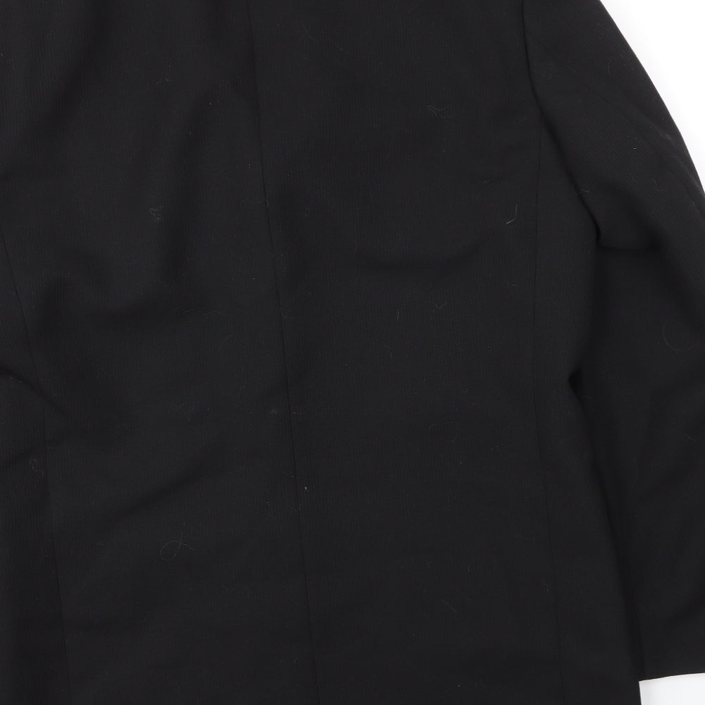 TOM ENGLISH Mens Black   Jacket Blazer Size 48
