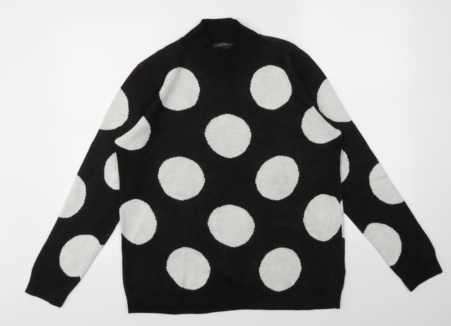 Bonmarché Womens Multicoloured Polka Dot  Pullover Jumper Size 12