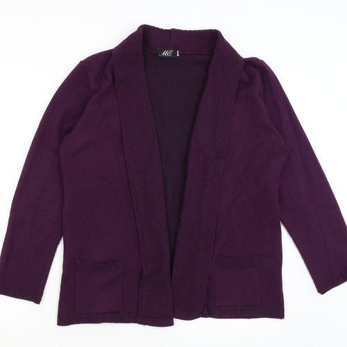 ME Womens Purple   Cardigan Jumper Size M