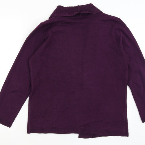 ME Womens Purple   Cardigan Jumper Size M