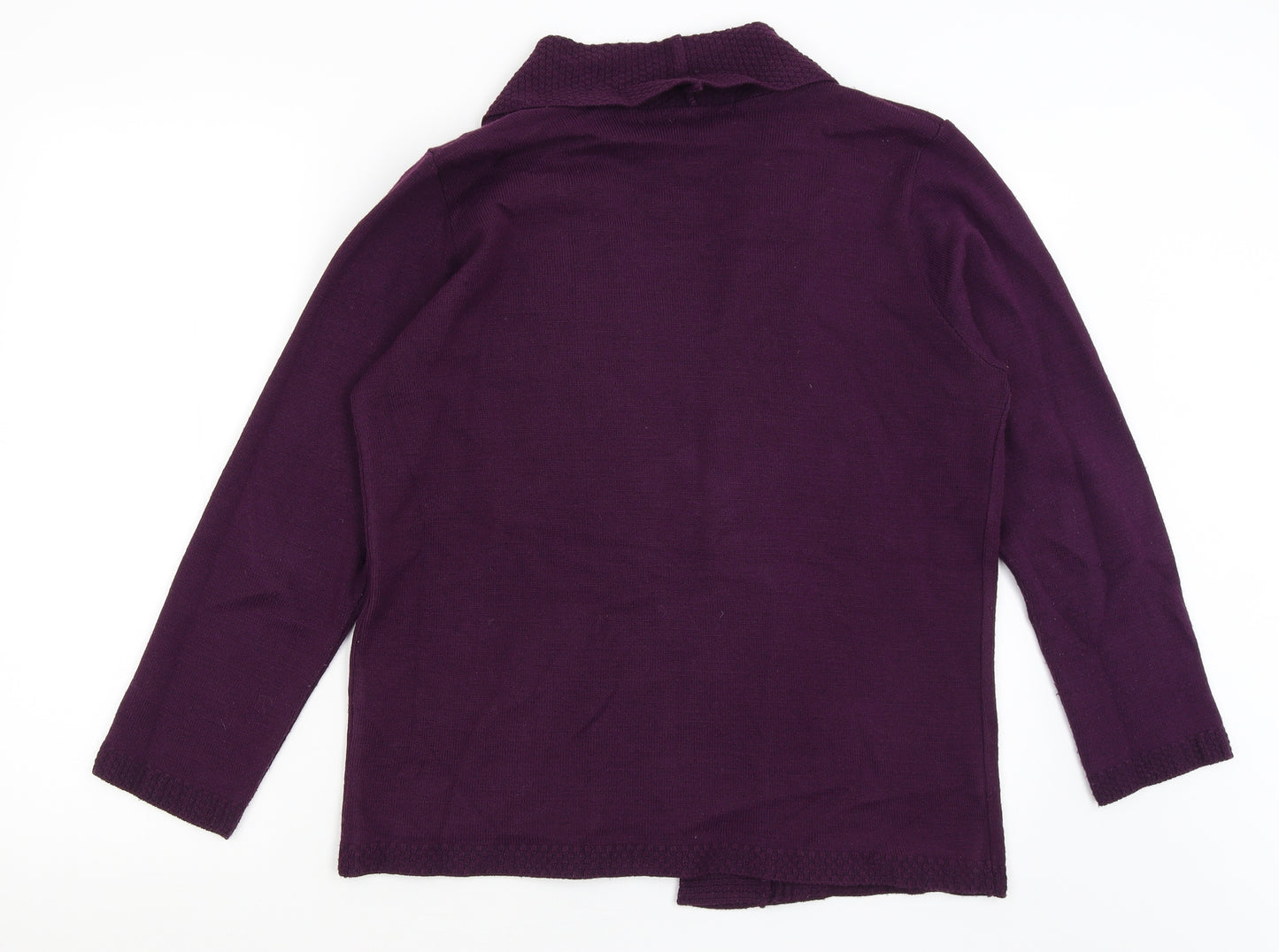 ME Womens Purple   Cardigan Jumper Size M