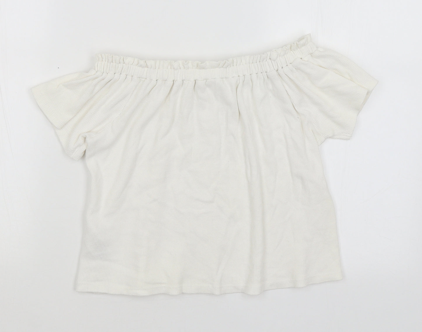 Primark Girls White   Basic T-Shirt Size 11-12 Years