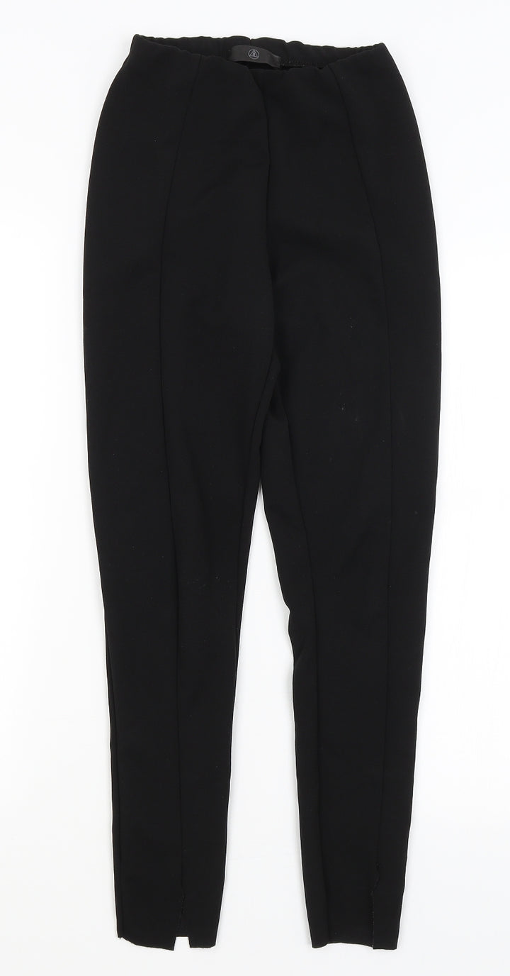 Missguided Womens Black Capri Trousers Size 6 L26 in