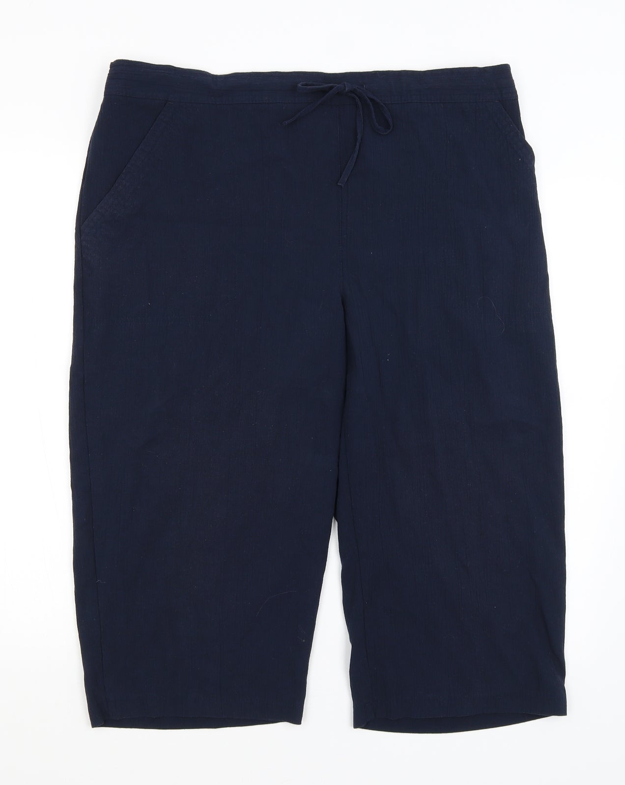 Papaya Womens Blue   Culotte Shorts Size 20