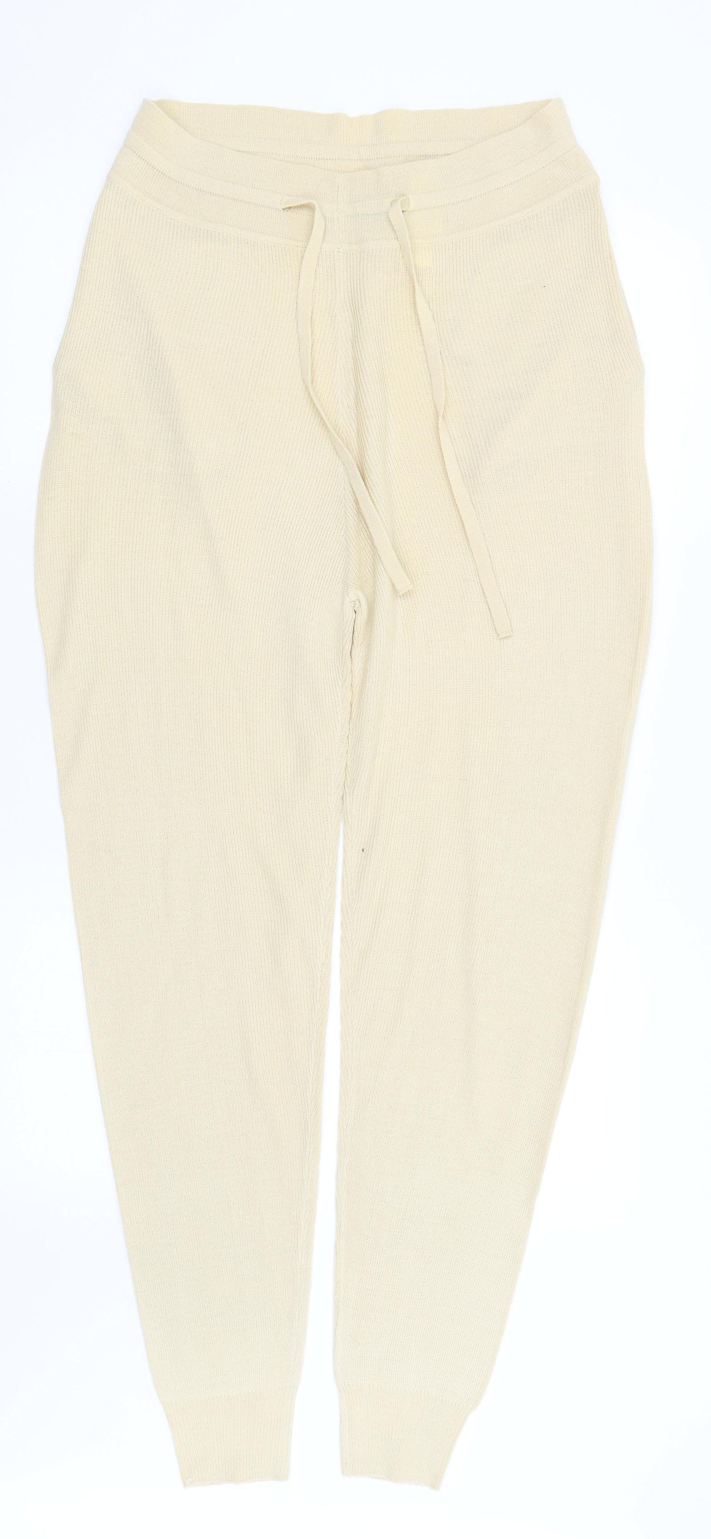 Boohoo Womens Yellow   Capri Trousers Size S L29.5 in