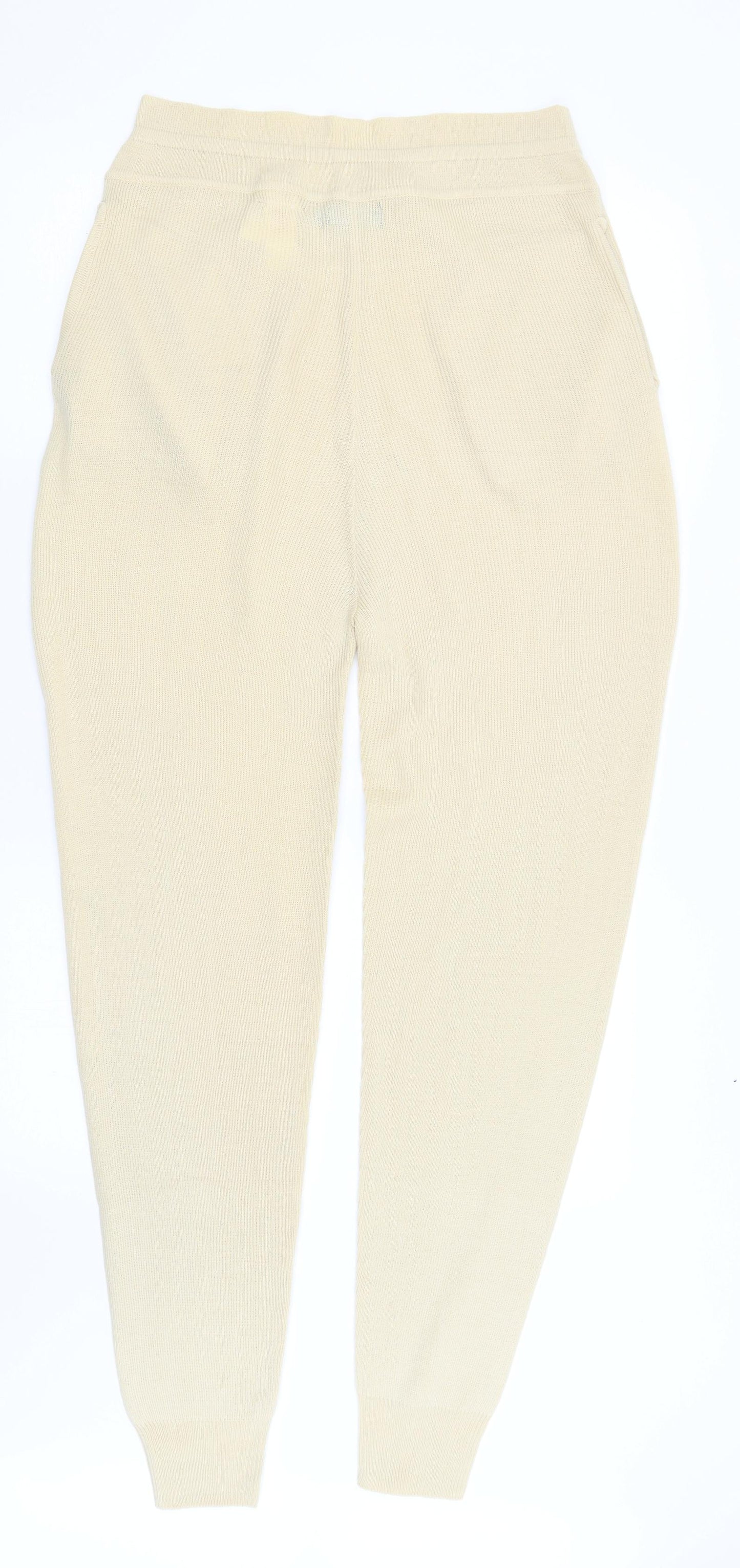 Boohoo Womens Yellow   Capri Trousers Size S L29.5 in