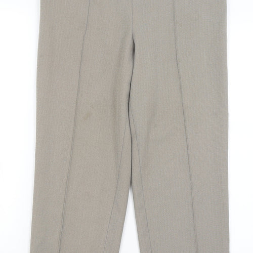 M&S Womens Grey   Trousers  Size 10 L25 in