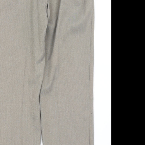 M&S Womens Grey   Trousers  Size 10 L25 in