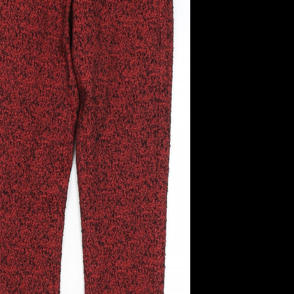 Strenesse Womens Red   Trousers  Size 10 L32 in