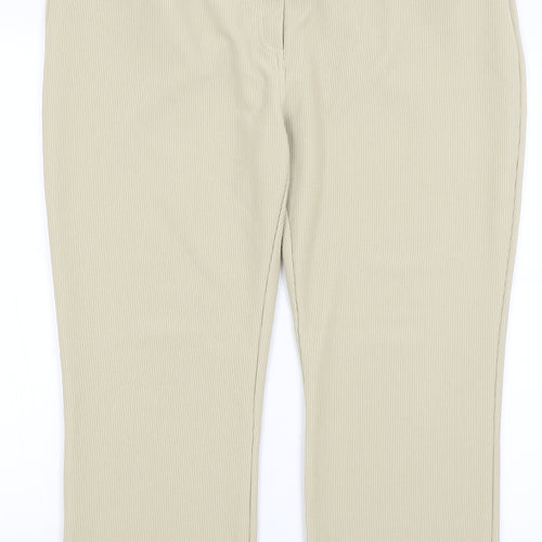 Classics Womens Beige   Trousers  Size 22 L26.5 in