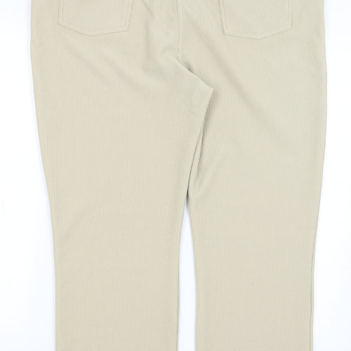 Classics Womens Beige   Trousers  Size 22 L26.5 in