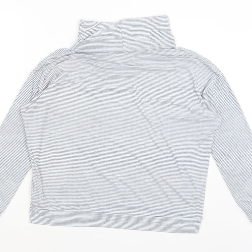 TU Womens Grey Striped  Pullover Jumper Size 12
