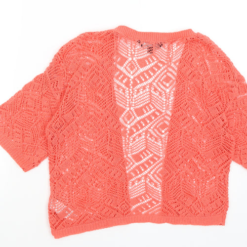 New Look Womens Pink   Wrap Jumper Size 14