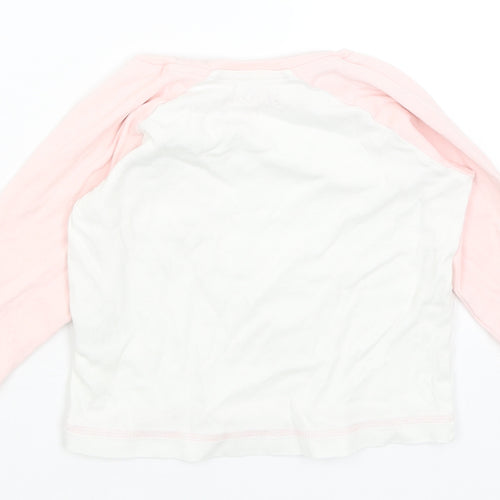 Matalan Girls White   Basic T-Shirt Size 2-3 Years