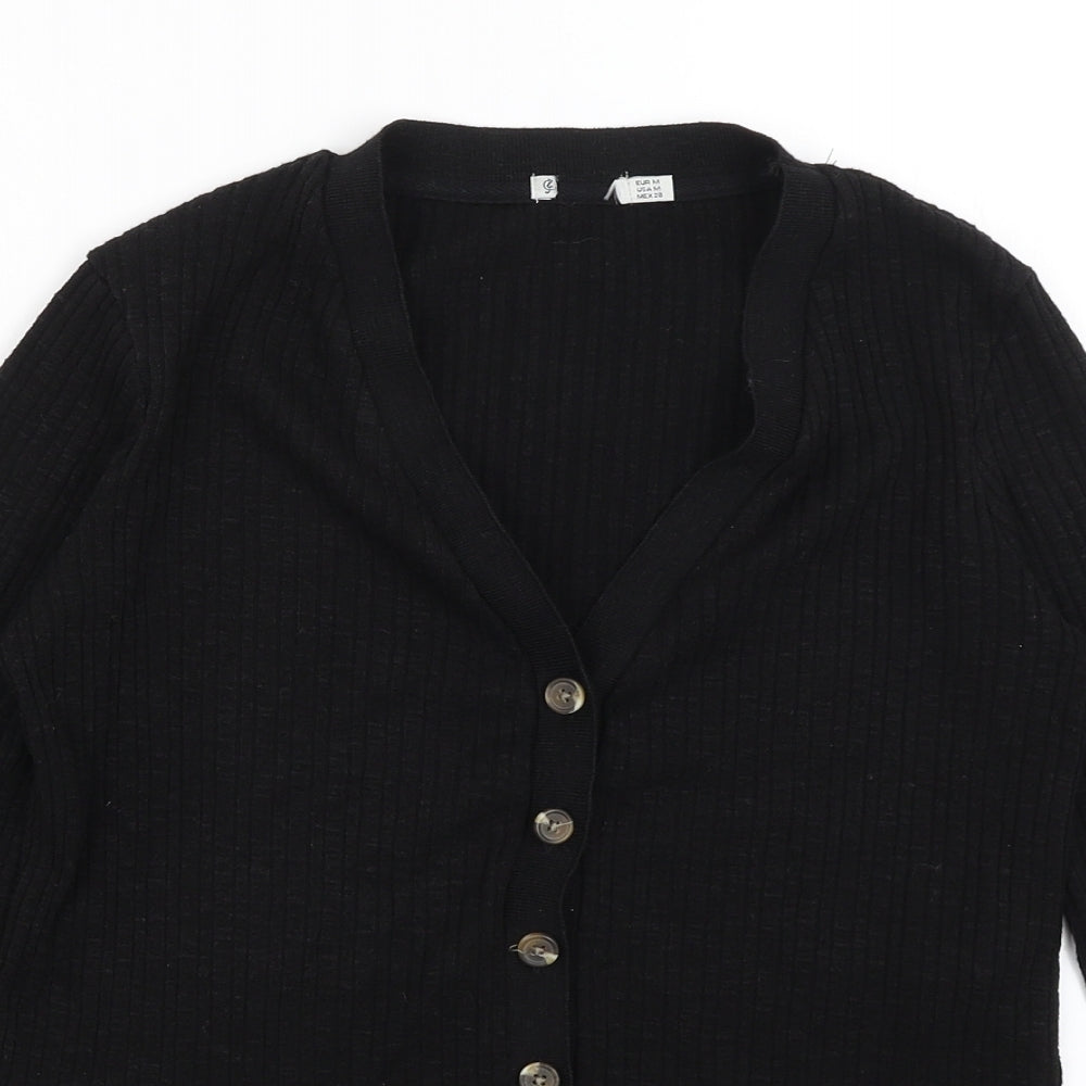 Stradivarius Womens Black   Cardigan Jumper Size M