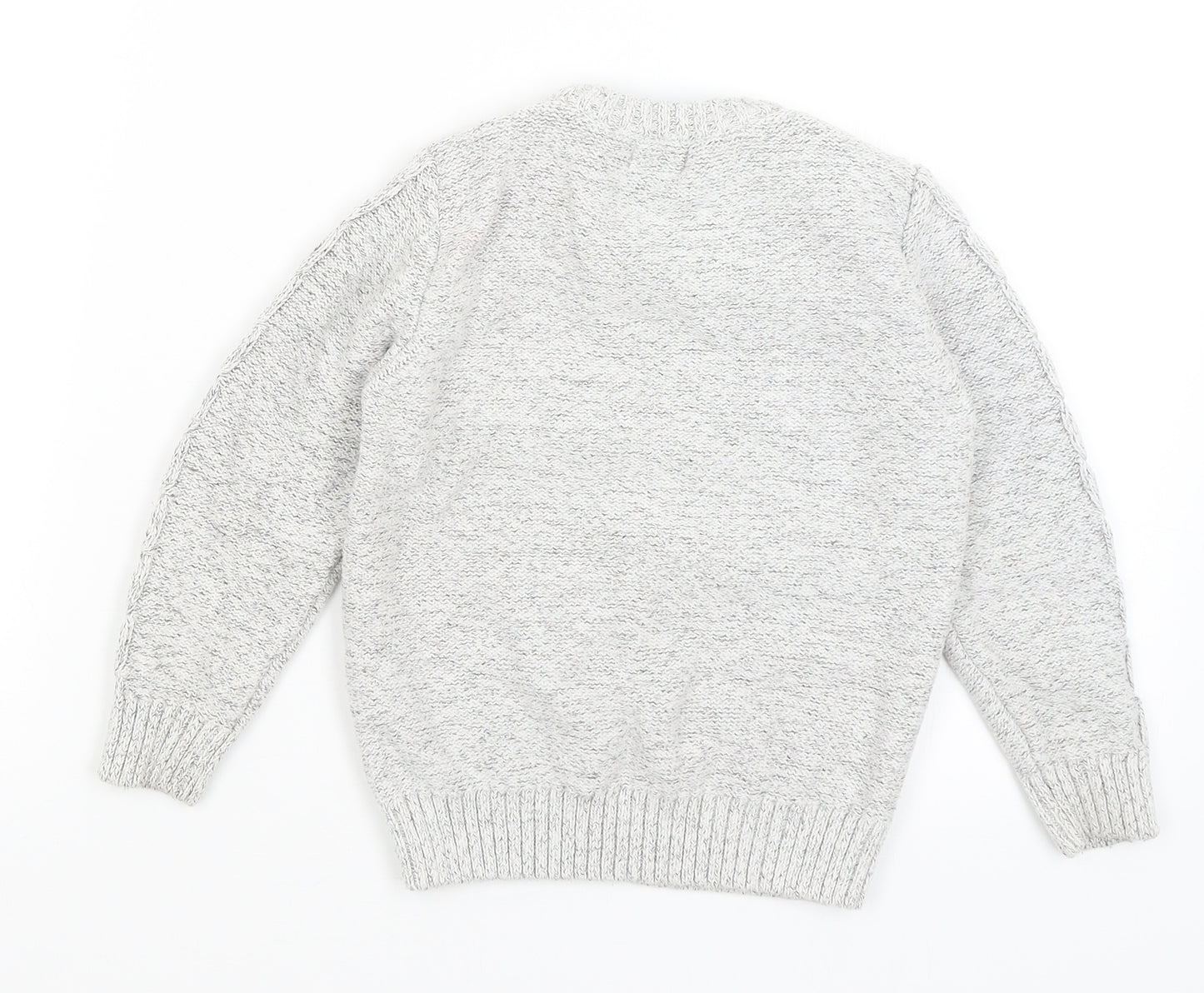 Lily & Dan Boys Grey   Pullover Jumper Size 5-6 Years