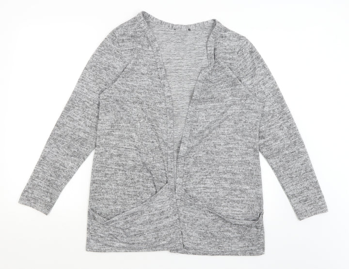 New Look Womens Grey   Cardigan Jumper Size 16