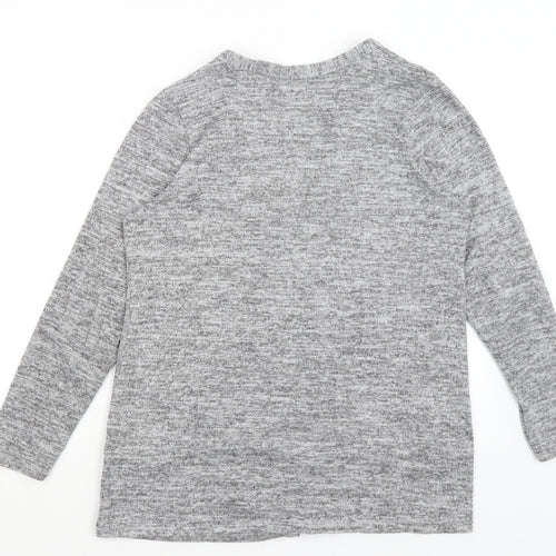 New Look Womens Grey   Cardigan Jumper Size 16