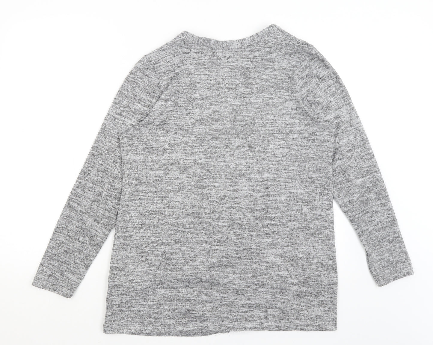 New Look Womens Grey   Cardigan Jumper Size 16