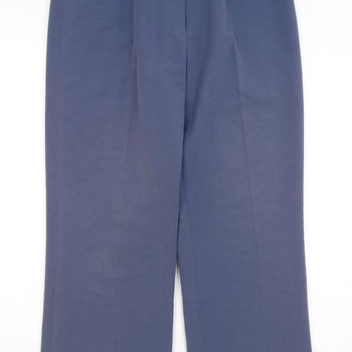 Preworn Womens Blue   Trousers  Size 12 L27.5 in
