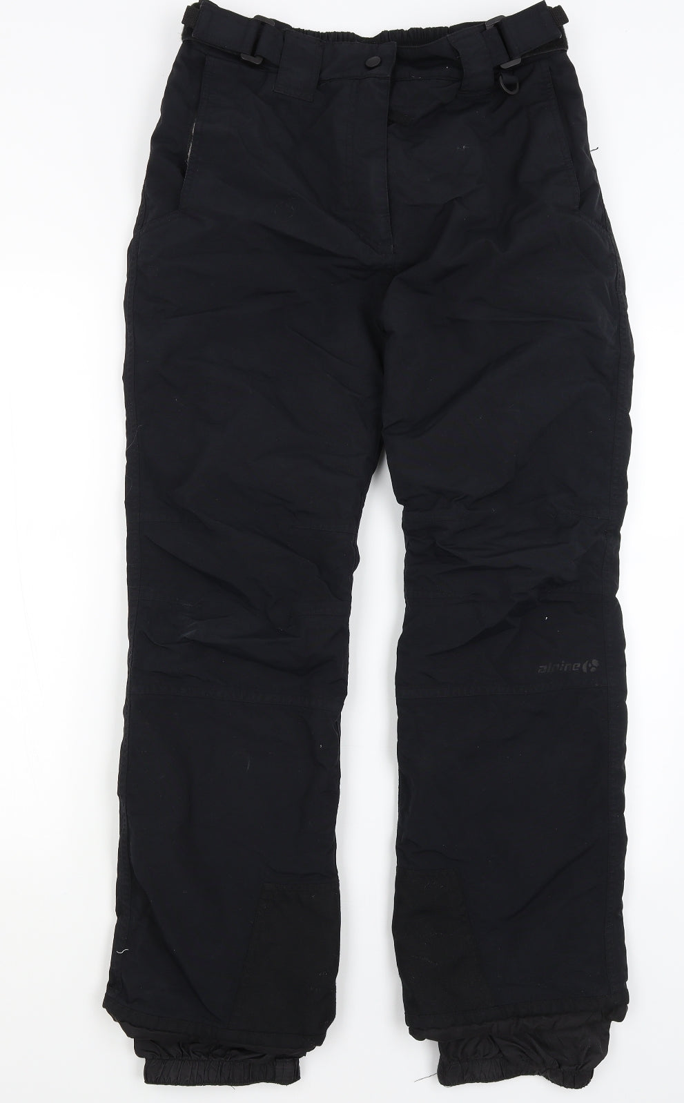 Alpine Womens Black   Snow Pants Trousers Size 12 L30 in