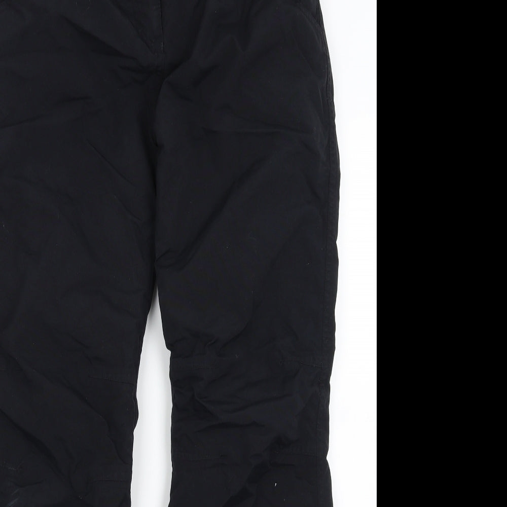 Alpine Womens Black   Snow Pants Trousers Size 12 L30 in