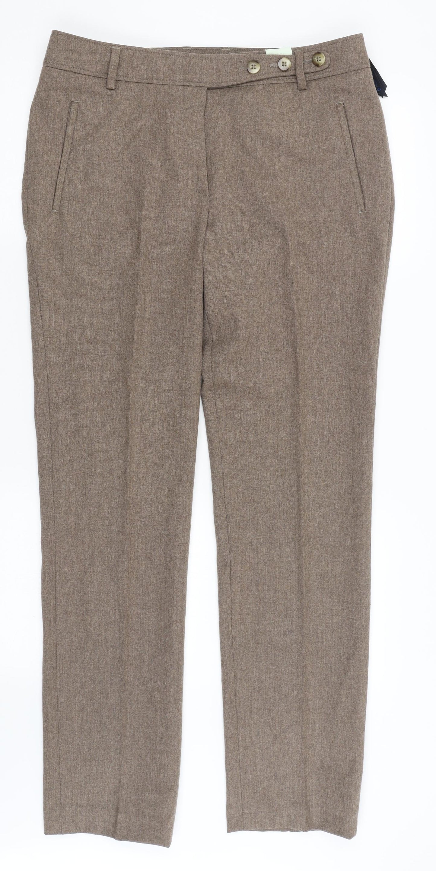 GARDEUR Womens Brown   Trousers  Size 14 L32 in