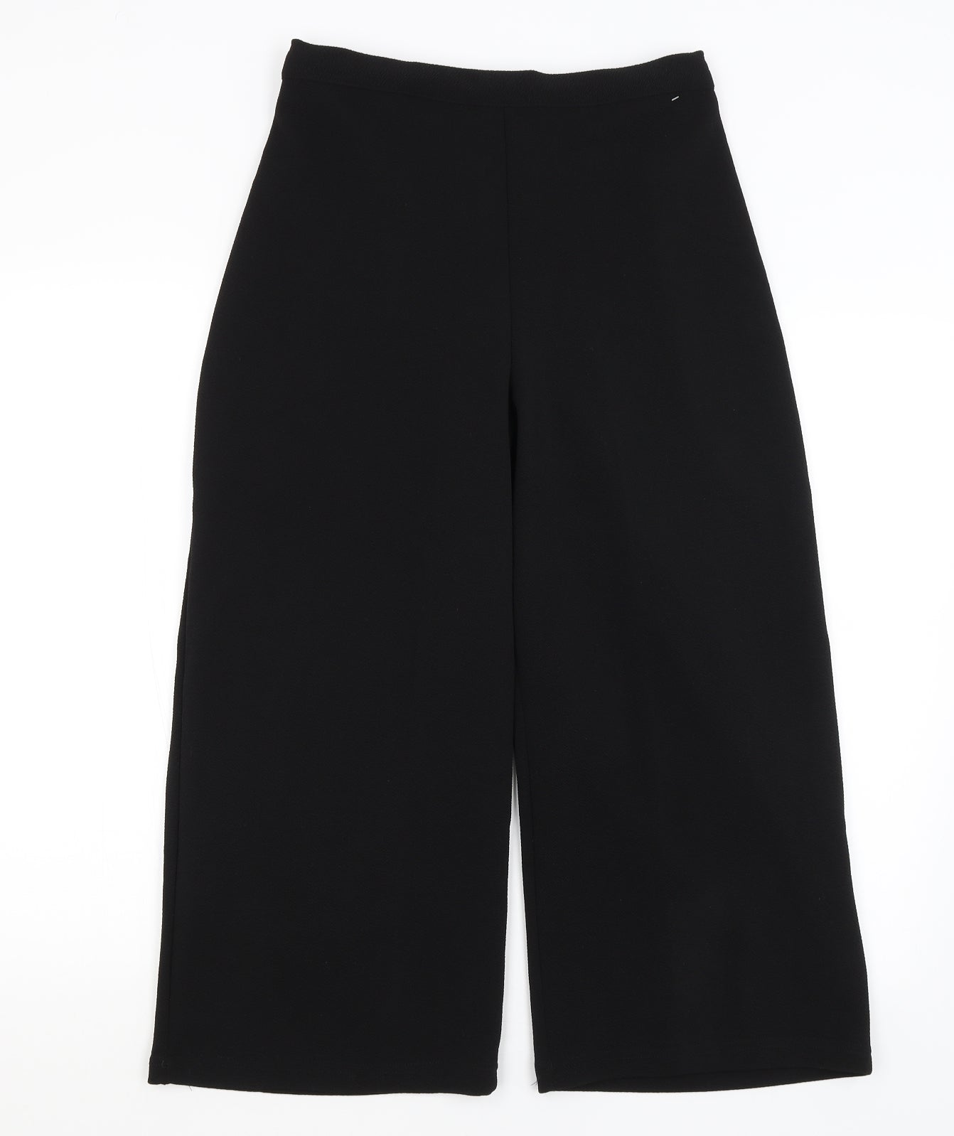 Preworn Womens Black   Cropped Trousers Size 14 L22 in